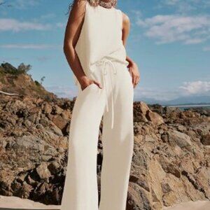 SAUKOLE Women's 2 piece tank sweater set